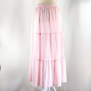 100% Cotton, TwoTwenty, size M, light pink skirt